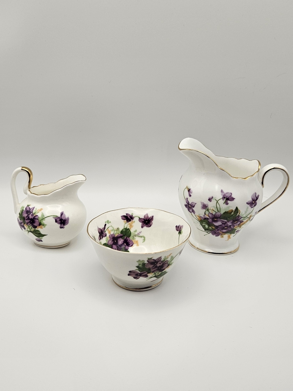 Vintage Royal Chelsea Mini Bowl and creamer pitchers